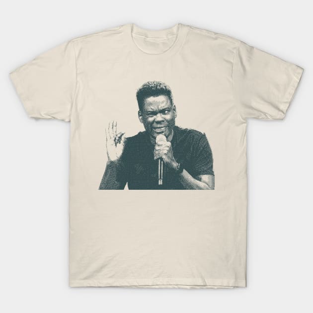 Chris Rock Portrait - Hilarious Comedian Art T-Shirt by TeeTrendz